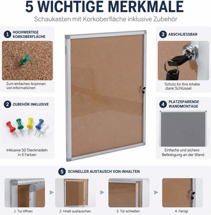 Produktbild MCW Q51-KG (Pinnwand, 68 x 95 cm)