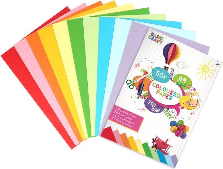 Produktbild Grafix Farbiges Papier A4 (110 g/m², 50 x)