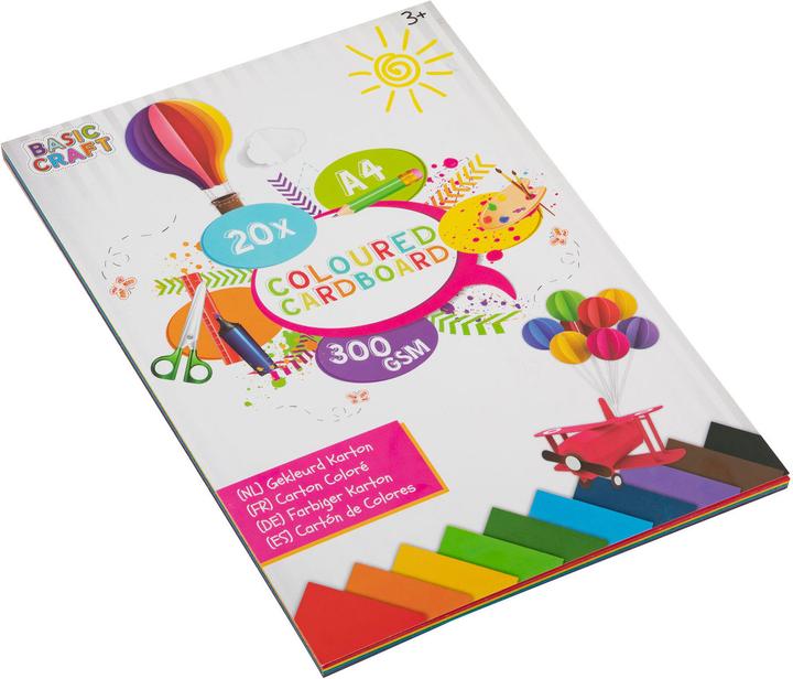 Actual product image Grafix Color cardboard A4 20 sheets, 300 g / m²