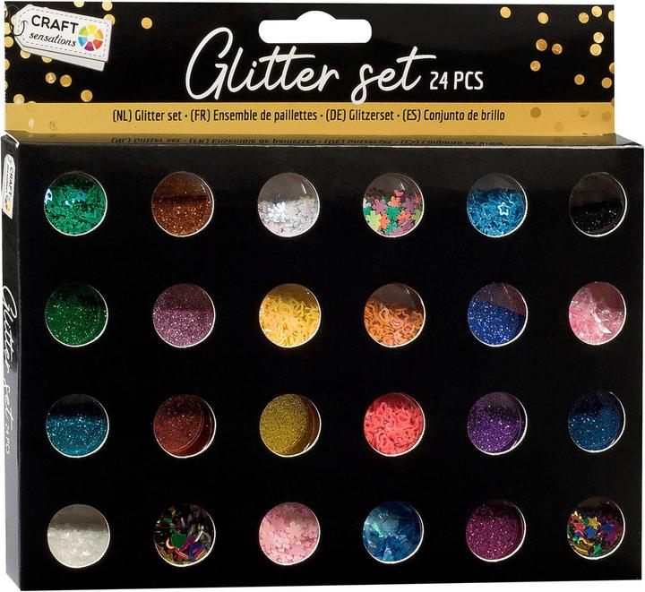Produktbild Grafix Glitzerset, 24 Farben