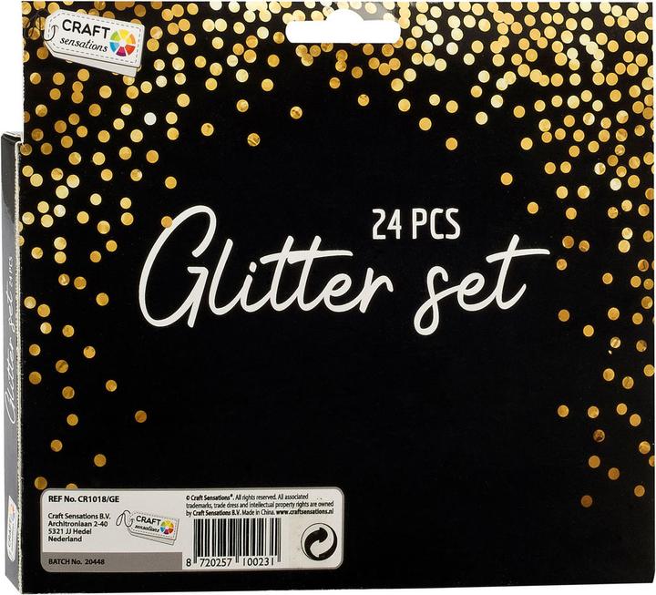 Produktbild Grafix Glitzerset, 24 Farben