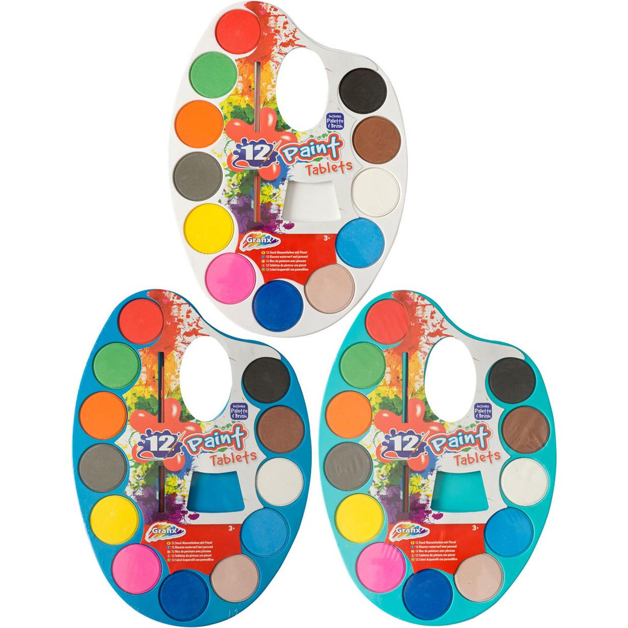 Thumbnail - Grafix Aquarellpalette, 12 Farben