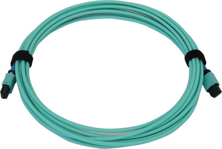 Produktbild Eaton 40/100/400G Multimode 50/125 OM3 Fiber Optic Cable 24F MTP/MPO-PC F/F LSZH Aqua 5m 1 (5 m)