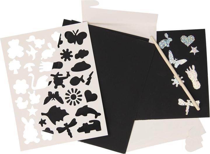 Actual product image Grafix Engraving Art Craft Set - Glitter