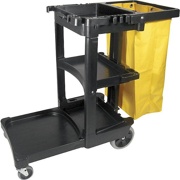 Rubbermaid Cleaning trolley, incl. vinyl waste sack, LxWxH 1168 x 552 x 975 mm.