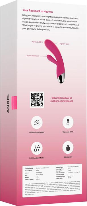 Actual product image Svakom Angel