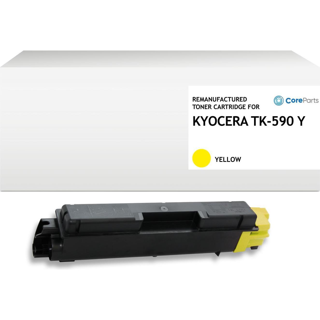 CoreParts, Toner, Lasertoner for Kyocera Yellow