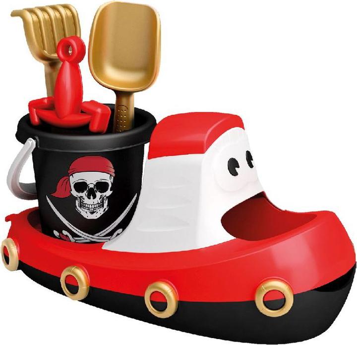 Immagine prodotto NoName Set da spiaggia in barca Piraat 38cm 5dlg