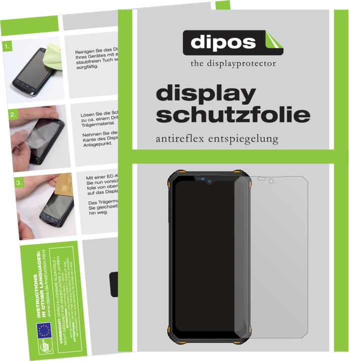Dipos Displayschutzfolie Antireflex (6 Stück, Oukitel W15)
