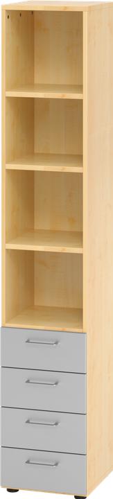 Actual product image MC MySchrank Basic Combi 4 drawers + shelf (40 x 42 x 215.5 cm)