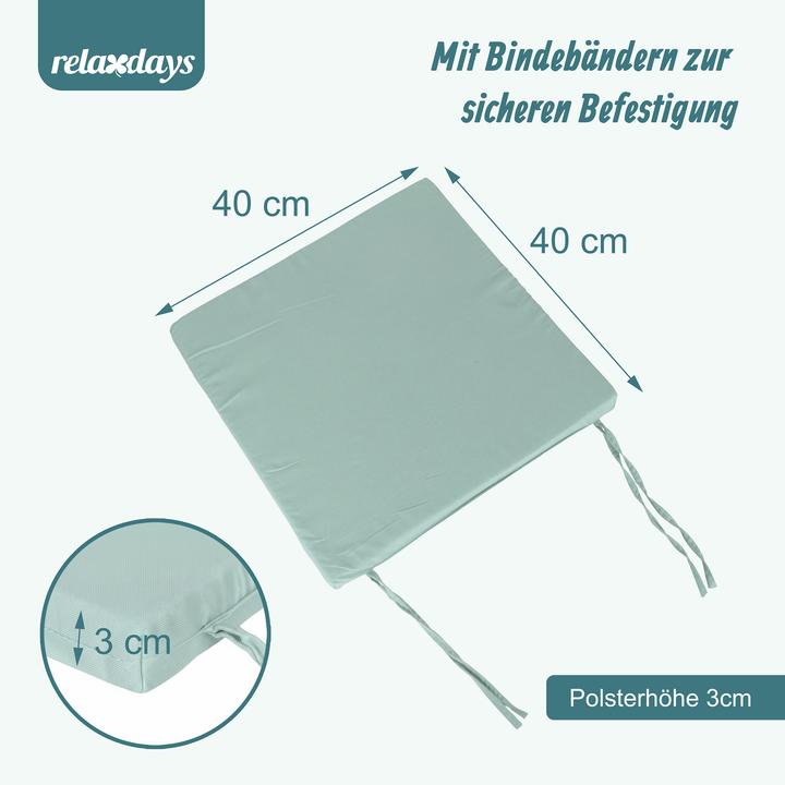 Productafbeelding Relaxdays 4x Stuhlkissen (40 x 40 cm)