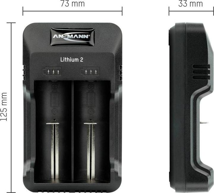 Actual product image Ansmann lithium 2 (Chargers without battery)