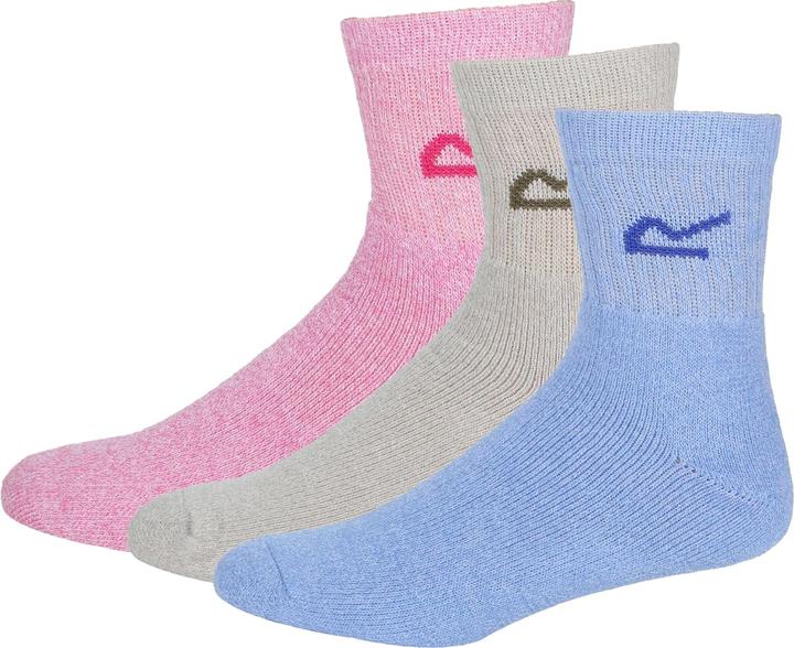 Regatta Great Outdoors Chaussettes chinées 3Pack (Lot de 3, Taille unique)