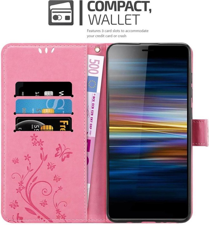 Produktbild Cadorabo Flower Book Cover (Sony Xperia L3)