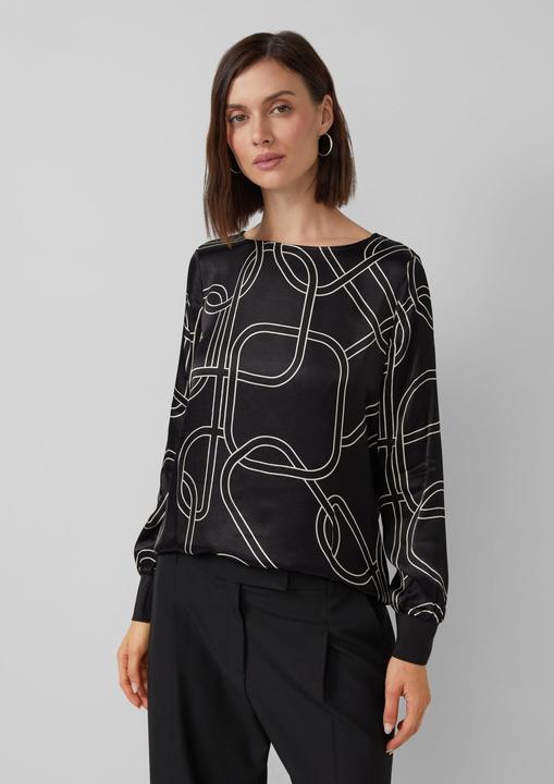 Immagine prodotto s.Oliver T-Shirt Satinierte Viskose-Bluse mit Print (48)
