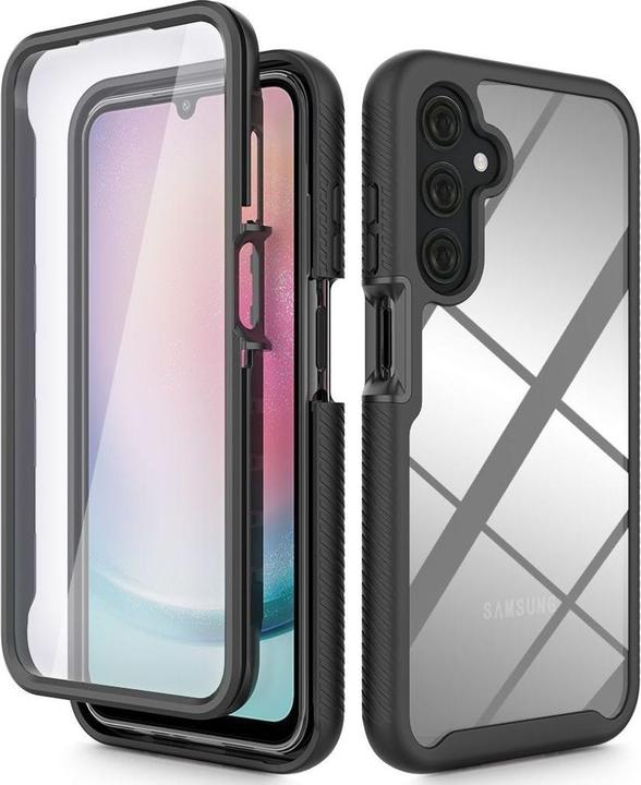 Actual product image Tech-Protect Defence360 case for Samsung Galaxy A25 5G - black (Samsung Galaxy A25 5G)