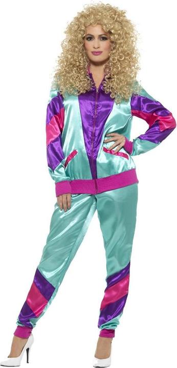 Actual product image Smiffys Womens/Ladies Height Of Fashion 80s Shell Suit Costume Set (L)