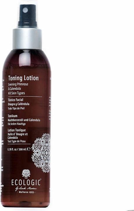 Actual product image Ecologic Cosmetics Tonique Visage Spray Mist Onagra y Calendula 200ml by Linda Nicolau - Organic, Vegan, Eco-Friendly (Cleansing lotion, 200 ml)