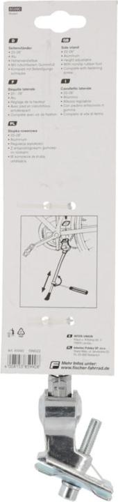 Actual product image Fischer Bicycle side stand Quantity E