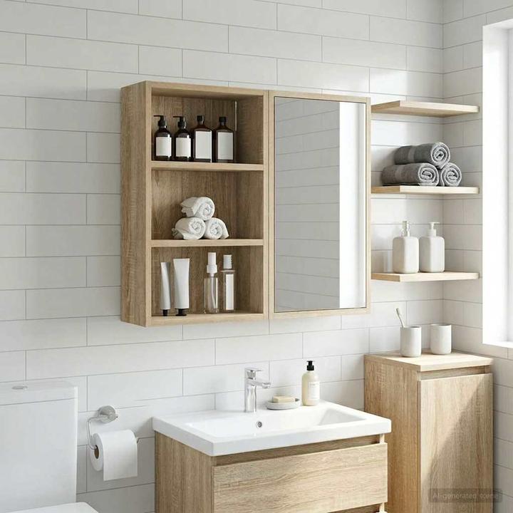 Produktbild vidaXL Badezimmerschrank (16 x 40 x 62.50 cm)