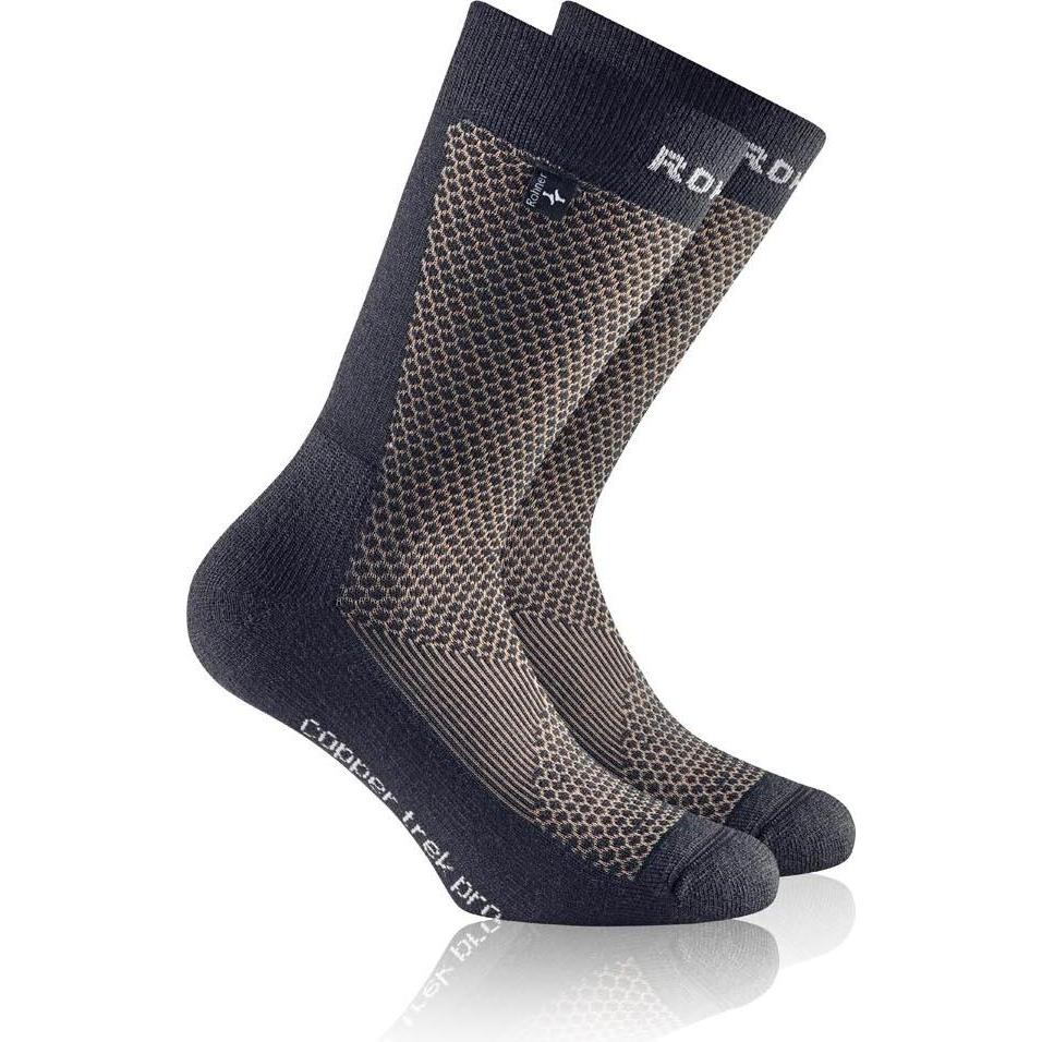 Rohner, Unisex, Sportsocken, Copper Trek Pro (36 - 38), Grau