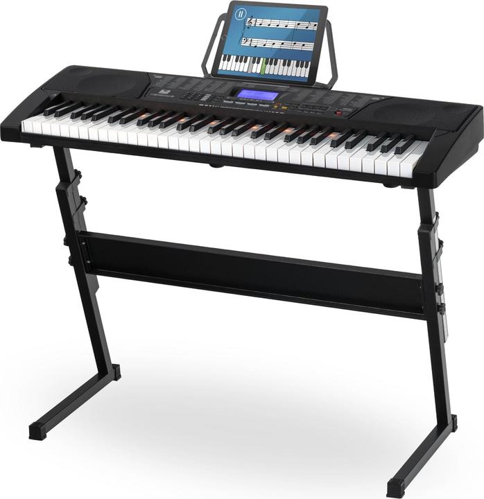 Actual product image Funkey LK-6150 Keyboard Set mit Leuchttasten und Z-Ständer (61 Keys)