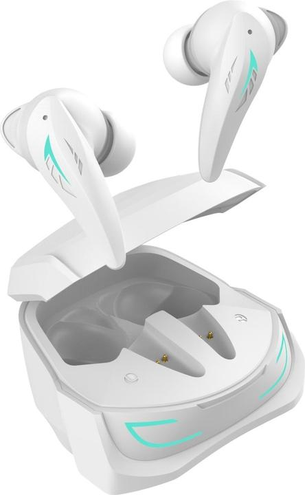 Actual product image White Shark GEB-TWS96 Titanium White (ANC, 7 h, Wireless)