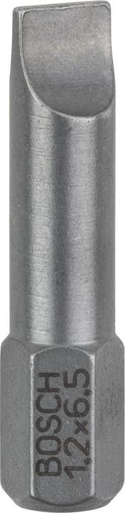 Produktbild Bosch Professional Zubehör Schrauberbit Extra-Hart S 1,2 x 6,5, 25 mm, 3er-Pack (Schraubschlitz, Sechskant (hexagonal))