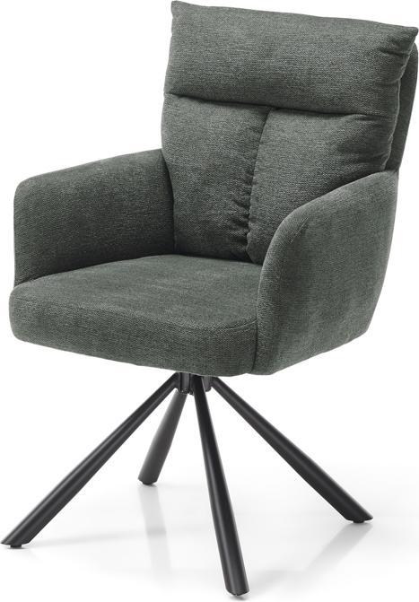 Stolkom SOFIA Armlehnstuhl drehbar 180 ° Metall