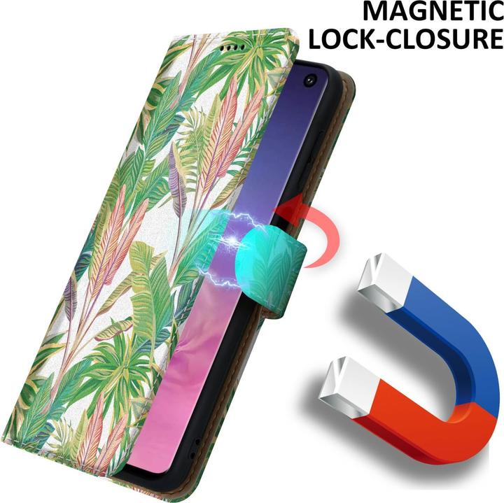 Actual product image Cadorabo Book cover with print (Samsung Galaxy S10)