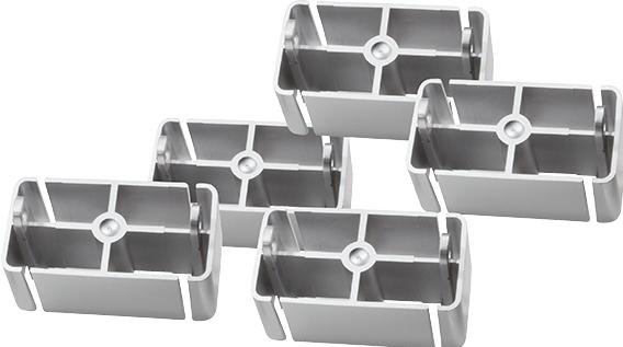 Immagine prodotto LogiLink Canalina per cavi, flessibile, 800 x 68 mm, 5 elementi aggiuntivi (Tubazione, 80 cm)