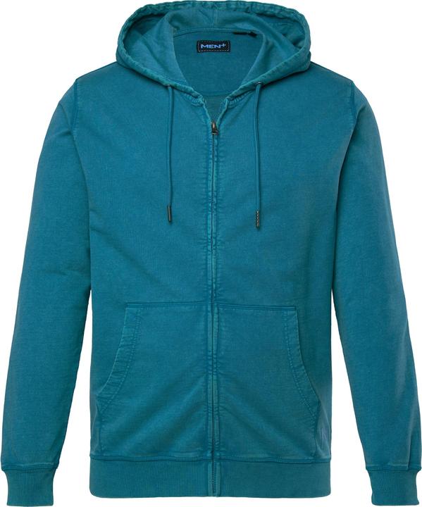 Produktbild Men+ Hoodiejacke, Sweat, Kapuze, Print, Vintage Look (XL)