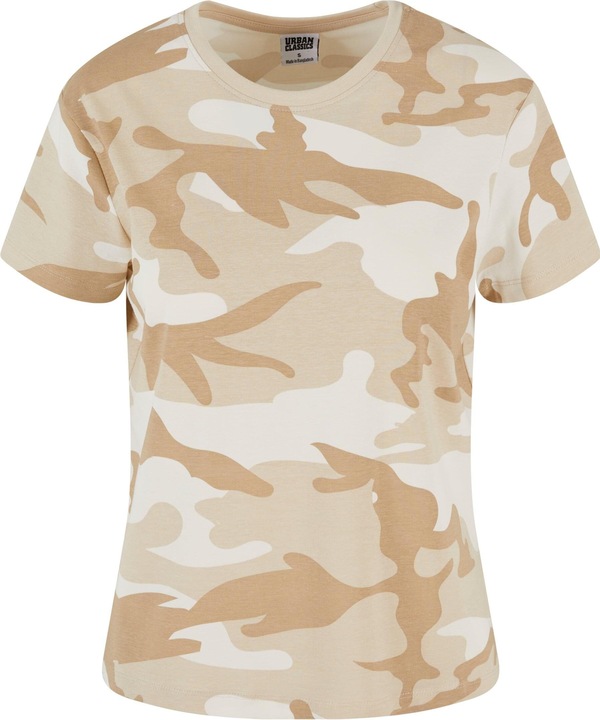 Actual product image Urban Classics Ladies Camo Regular Tee - 166869 (L)