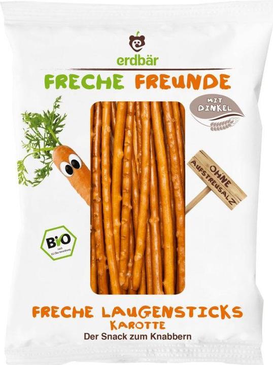 Actual product image Freche Freunde Lye sticks carrot (75 g)