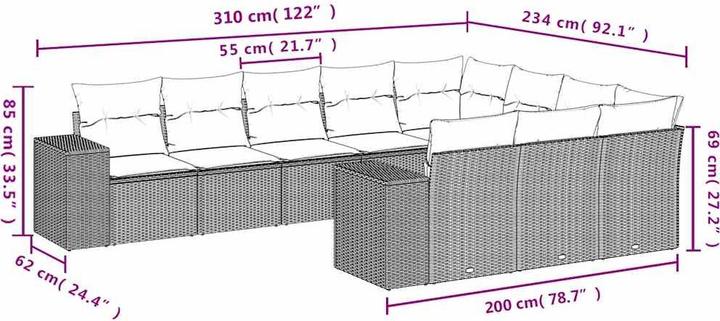 Produktbild vidaXL Paisley