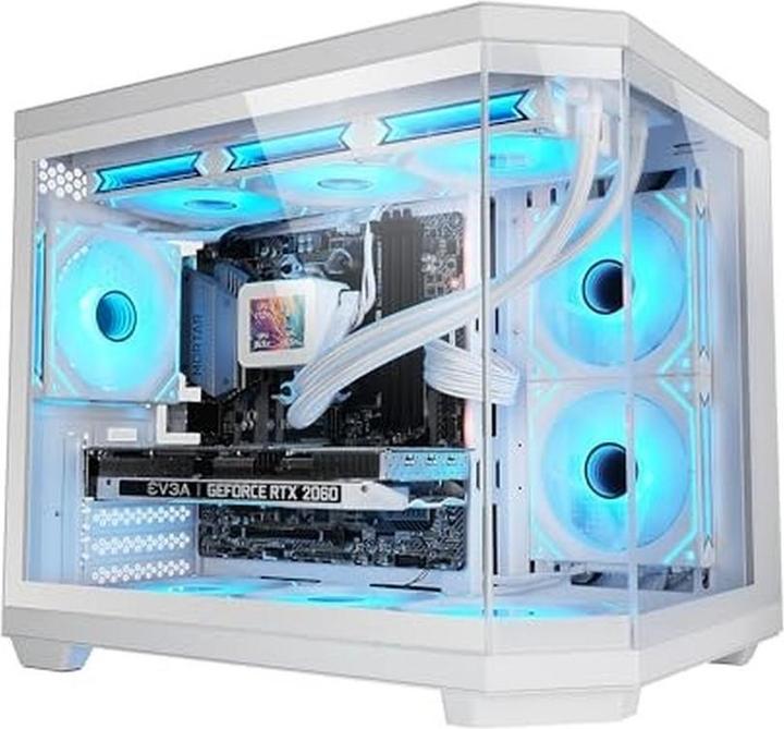 Image du produit Mars Gaming Boitier Mini Tour Micro Atx Mc-3tcorem Avec Panneaux Vitrés (Blanc) (Mini-ITX, mATX)