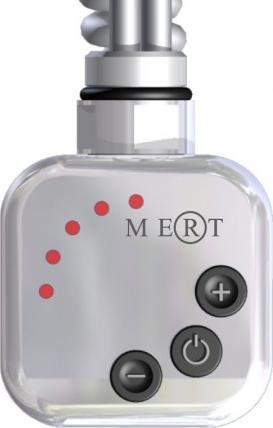 Produktbild Mert - Digitaler Regler KMX1 Inklusive Heizpatrone 600W, Chrom, mit Spiralkabel und Stecker
