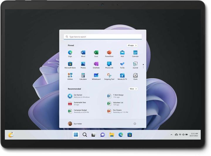 Image du produit Microsoft Surface Pro 10 for business (13", Intel Core Ultra 7 165U, 16 Go, 256 Go, Sans disposition de clavier)