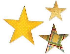 Sizzix Bigz Die Cutting Stencil Stars