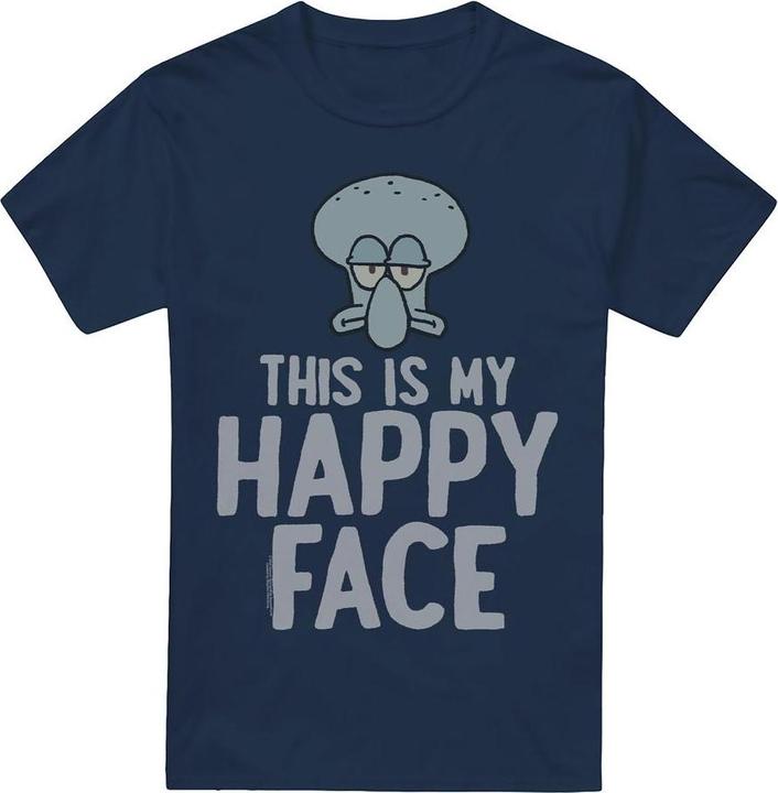 Immagine prodotto Spongebob Squarepants Maglietta Faccia Felice Uomo (XL)