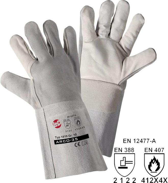 Produktbild L+D Rindspaltleder Schweisserhands (10)