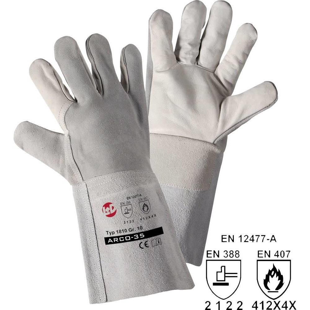 L+D, Schutzhandschuhe, Rindspaltleder Schweisserhands (10)
