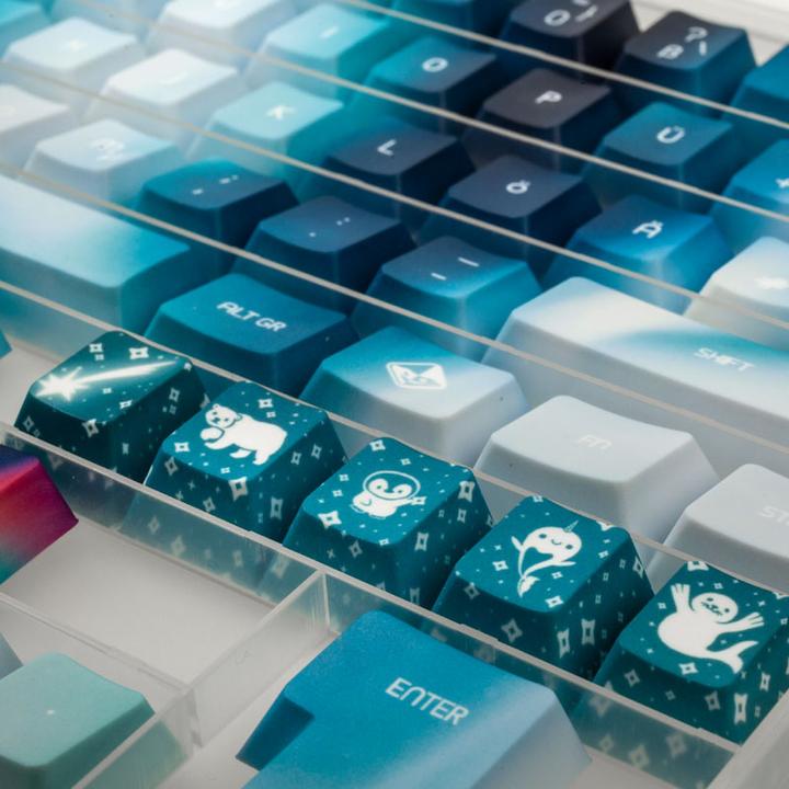 Actual product image Traitors AURORA Keycap Set (EN)