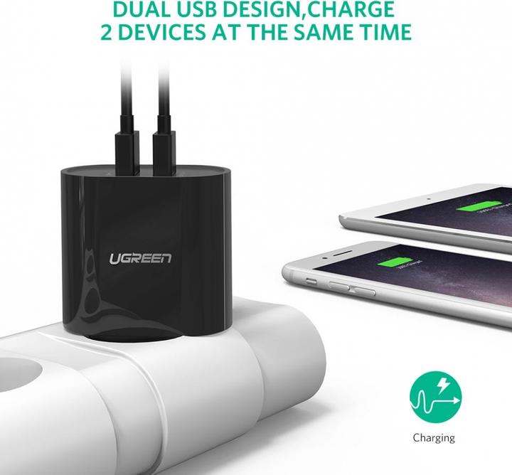 Produktbild Ugreen USB-A Ladegerät 2-Port
