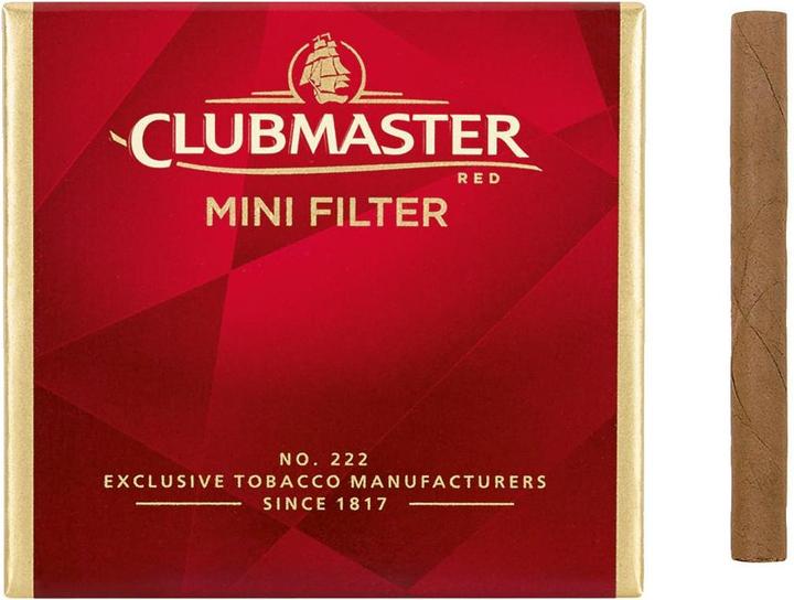 Produktbild Clubmaster Cigarillos Mini Filter Red Pack à 20 Stück