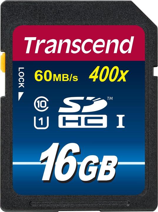 Immagine prodotto Transcend Premium 400x (16 GB, SDHC, U1, UHS-I)
