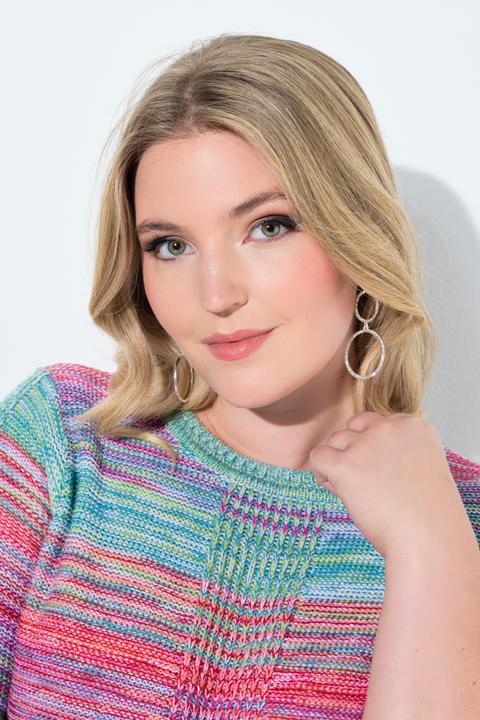 Produktbild Miamoda Pullover, bequeme Passform, Melange-Linksstrick (58)