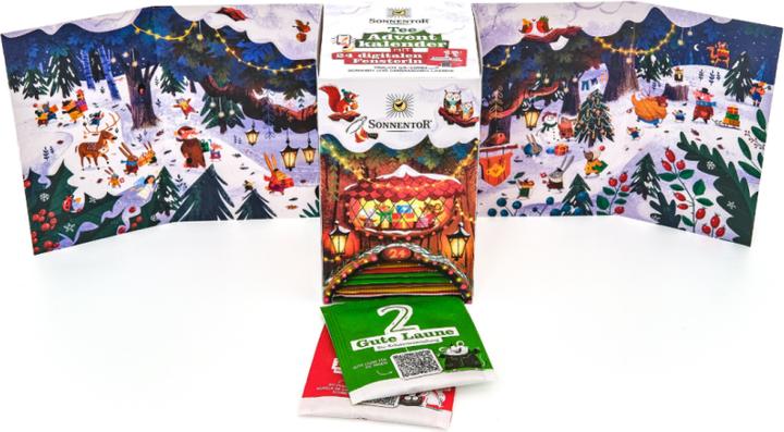 Produktbild Sonnentor Adventskalender Tee BIO 24