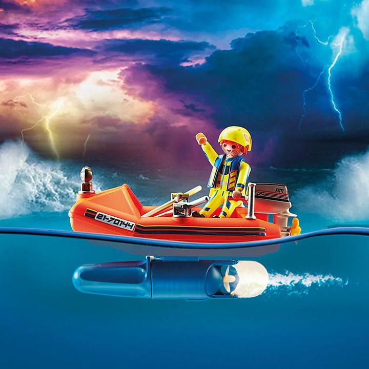 Produktbild Playmobil Kitesurfer-Rettung mit Boot (70144, Playmobil City Life)