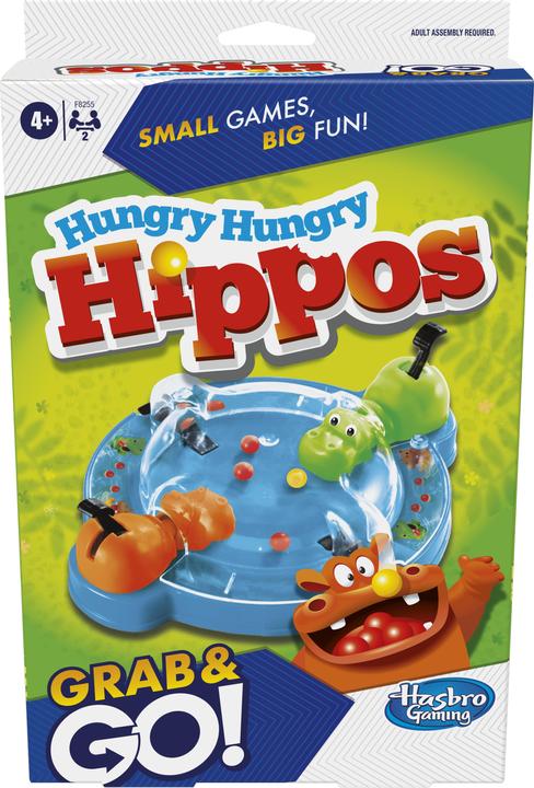 Hasbro Gaming Hungry Hungry Hippos Grab & Go